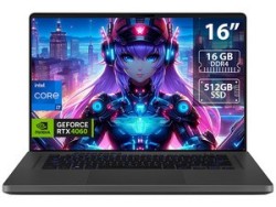 Laptop Gamer ASUS ROG Zephyrus G16: Procesador Intel Core i7 13620H (hasta 4.9 GHz), Memoria de 16GB DDR4, SSD de 512GB, Pantall