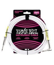 Ernie Ball Cable Clásico 6049 Blanco 3.04 Mts. Recto/Angulado