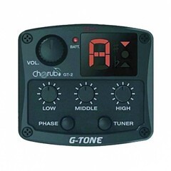 PASTILLA / PREAMPLIFICADOR CON AFINADOR PARA GUITARRA CHERUB