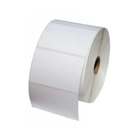 ETIQUETA TRANSFERENCIA TÉRMICA PCM, 4? X 4?, CAJA CON 4 ROLLOS, BLANCO, 50000B0031B
