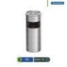 Bote de basura cenicero acero inoxidable Liguria Tramontina 11 L