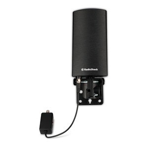 Antena de TV para Exterior RadioShack 28DB Impedancia Negro