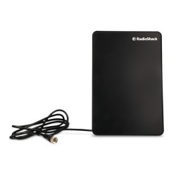 Antena de Interior para TV Panel Plano RadioShack Ganancia 5-7DB Negro