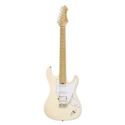 Guitarra Electrica Aria Pro II Blanco Marmol 714-MK2 MBWH