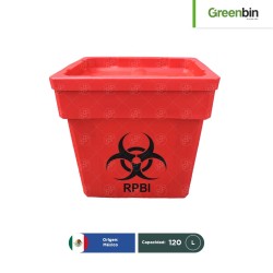 Contenedor para RPBI Greenbin 120 L