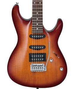 Ibanez Guitarra Eléctrica Natural Sombreado Marrón GSA60-BS, GIO SA