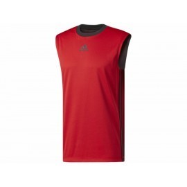 Playera Tank Adidas Baller Reversible para...