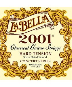 La Bella Encordadura Para Guitarra Clásica (Tensión Dura) 2001HARD 2001
