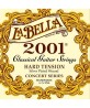 La Bella Encordadura Para Guitarra Clásica (Tensión Dura) 2001HARD 2001