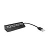 HUB USB 4 PUERTOS ACTECK 2.0  H240 COLOR NEGRO 80 MM DE L...