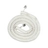 Cable Telefónico General Electric Espiral / 7.62 m / Blanco