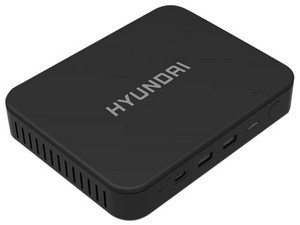 Mini PC de Escritorio Hyundai HTN4020: Procesador Intel Celeron N4020 (hasta 2.8 GHz), Memoria de 4GB DDR4, SSD de 128GB, Video