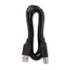 Cable USB A a USB B RadioShack / 1.82m / Plástico / Negro