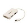 ADAPTADOR MINI DISPLAYPORT A VGA DVI O HDMI - CONVERTIDOR...