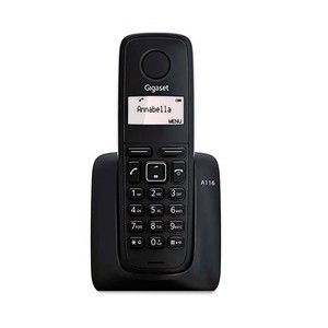 Teléfono Inalámbrico Gigaset A116 / Negro