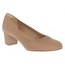 Zapato cerrado Flexi de piel