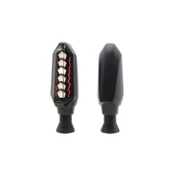 [RS-DIR-0001Y-BU]  DIRECCIONAL LED BI-COLOR SECUENCIAL UNIVERSAL (AMARILLO-AZUL)