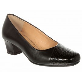 Zapatilla lisa Joyce de piel