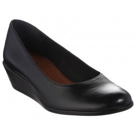 Zapato liso Suave Pies piel negro