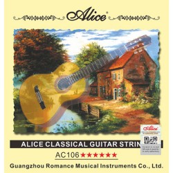 Juego De Cuerdas Para Guitarra Acustica Nylon AC106N