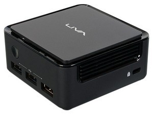 Mini PC de Escritorio ECS LIVA Q3D: Procesador Intel Celeron N5100 (hasta 2.8 GHz), Memoria de 4GB DDR4, eMMC de 64GB, Video UHD