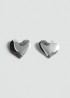 Pendientes corazón strass