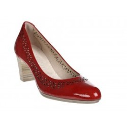Zapatilla lisa Hispanitas rojo