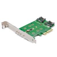 TARJETA ADAPTADORA PCI EXPRESS 3.0 DE 3 PUERTOS M.2 PARA ...