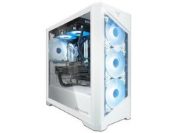 Desktop Digital Master Gamer & Diseño Silver 300, Procesador AMD Ryzen 7 8700F (hasta 5 GHz), Memoria de 32GB SSD de 1TB, Video