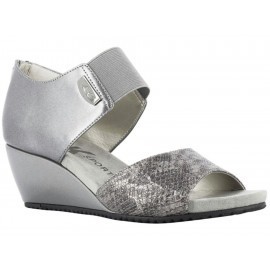 Zapato abierto Anne Klein pewter