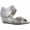 Zapato abierto Anne Klein pewter