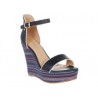 Sandalia wedge Tommy Hilfiger de piel