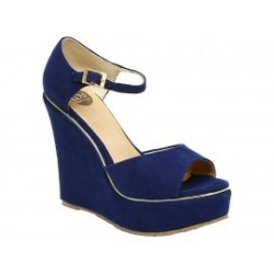 Sandalia lisa LOB azul marino