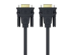 Cable de Video HP DHC-VG100-1M de Conector VGA Macho a VGA Macho, 1m. Color Negro.