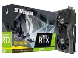 Tarjeta de Video NVIDIA GeForce RTX 2060 ZOTAC GAMING Black, 6GB GDDR6, 1xHDMI, 3xDisplayPort, PCI Express 3.0