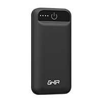 BATERIA DE RESPALDO GHIA POWER BANK 2500 MAH NEGRA