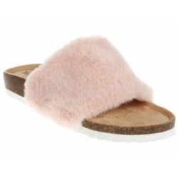 Sandalia con peluche That's It rosa