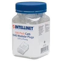 PLUG MODULAR RJ45 INTELLINET UTP CAT6 MULTIFILAR BOTE CON...