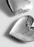 Pendientes corazón strass