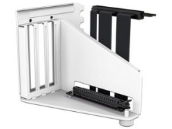 Kit de Montaje Vertical para la Gráfica NZXT H7 Serie, Soporte de Gráfica y Cable Riser PCIe 4.0, Blanco Mate.