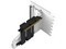 Kit de Montaje Vertical para la Gráfica NZXT H7 Serie, Soporte de Gráfica y Cable Riser PCIe 4.0, Blanco Mate.