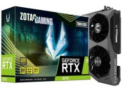 Tarjeta de Video NVIDIA GeForce RTX 3070 ZOTAC Twin Edge LHR, 8GB GDDR6, 1xHDMI, 3xDisplayPort, PCI Express x16 4.0.