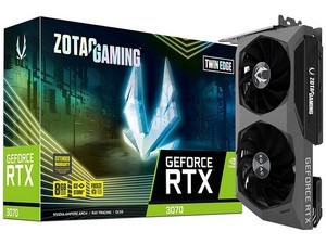 Tarjeta de Video NVIDIA GeForce RTX 3070 ZOTAC Twin Edge LHR, 8GB GDDR6, 1xHDMI, 3xDisplayPort, PCI Express x16 4.0.