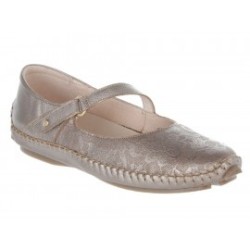 Balerina estampada Pikolinos de piel