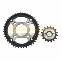 [ENG-1505-3012] KIT ENGRANES C/CADENA ACERO 1045 YAMAHA YBR-125 (43T/14T 428*118L)