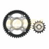 [ENG-1505-3012] KIT ENGRANES C/CADENA ACERO 1045 YAMAHA YBR-125 (43T/14T 428*118L)