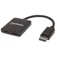 VIDEO SPLITTER MANHATTAN DISPLAYPORT 1 DP IN : 2 DP OUT UHD