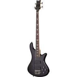 BAJO ELECTRICO SCHECTER STILETTO EXTREME 4 CUERDAS NEGRO TRANSPARENTE