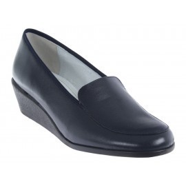 Zapato cerrado Suave Pies azul marino