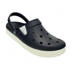 Sandalia lisa Crocs azul marino